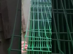 50×200 mm 4 mm gebogen tuin hek met perzik paal