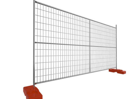 4 mm warm gedompeld gegalvaniseerd tijdelijk hekpaneel Rond raam 42 micron