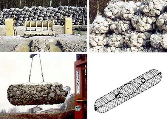 Gabion Zak - Corrosiebestendige Cilindrische Steen Zandzak