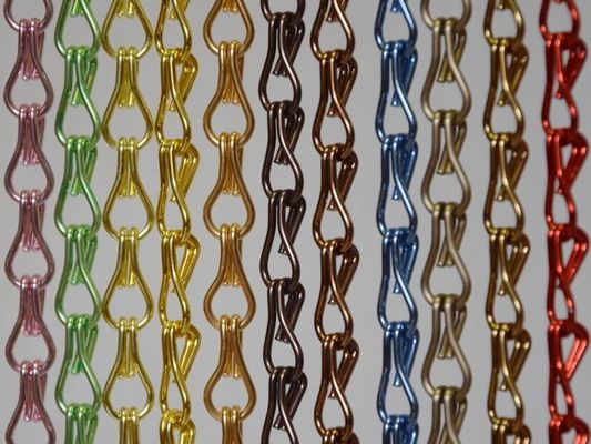 Metaalgordijn – Diverse Stijlopties, Modieus en Functioneel voor balkons en gordijnen, plafonds, ruimteverdeler