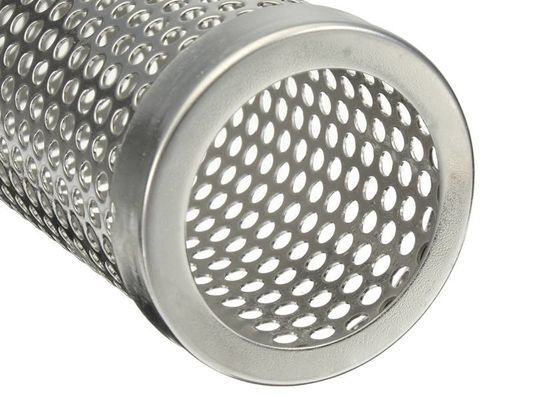 Het geperforeerde de Filterscherm Mesh For Filter Liquids Solids van het Staalbuizenstelsel en Lucht