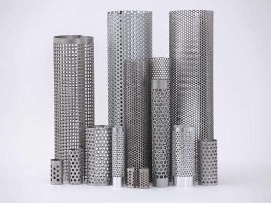 Het geperforeerde de Filterscherm Mesh For Filter Liquids Solids van het Staalbuizenstelsel en Lucht