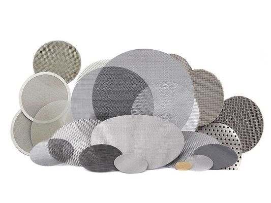 De gegalvaniseerde Mesh Filter Disc Stainless Steel-Schijven van de Draaddoek