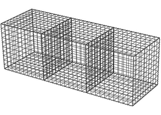 Gegalvaniseerd Galfan Gelast Mesh Gabion Baskets Defense Gabion Gelast Draadnetwerk