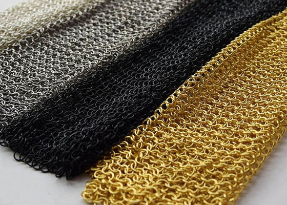 De Ring van de kettingsvlecht, Chainmail-Gordijn, Ring Metal Curtain For Building-Buitenkant en Binnenhuisarchitectuur