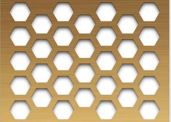 Hexagonaal Gat Geperforeerd Metaalblad Veelzijdig, Stabiel en Economisch voor Architect And Fence