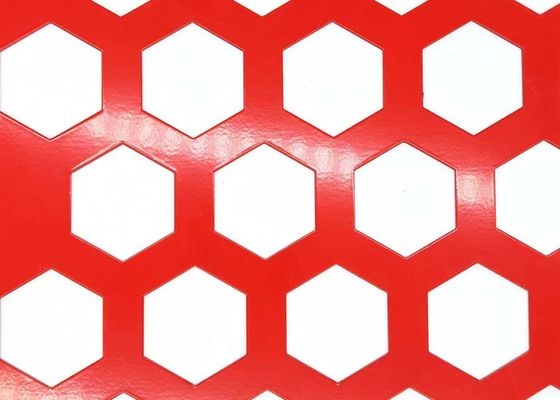Hexagonaal Gat Geperforeerd Metaalblad Veelzijdig, Stabiel en Economisch voor Architect And Fence