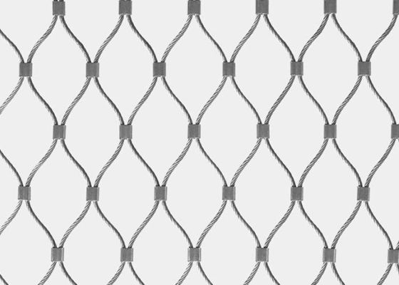 Roestvrij staalkabel Mesh Is een Veilig en Mooi Architecturaal Kabelnetwerk