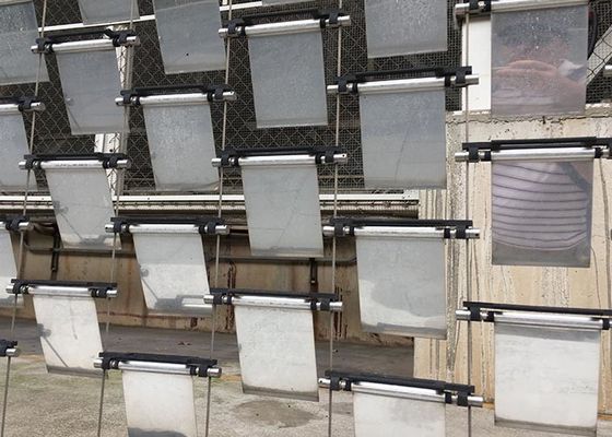 Kinetische Voorgevelslingeringen zoals Golf in Windy Day voor het Verfraaien van Museum en Winkelcomplex