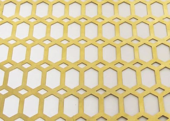 Geperforeerde Messingsbladen Corrosiebestendig, Duurzaam en Esthetisch voor Architectuur en Decoratie
