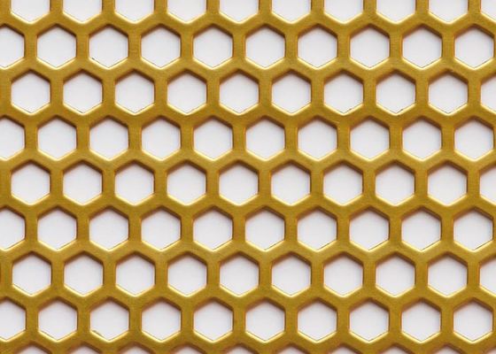 Geperforeerde Messingsbladen Corrosiebestendig, Duurzaam en Esthetisch voor Architectuur en Decoratie