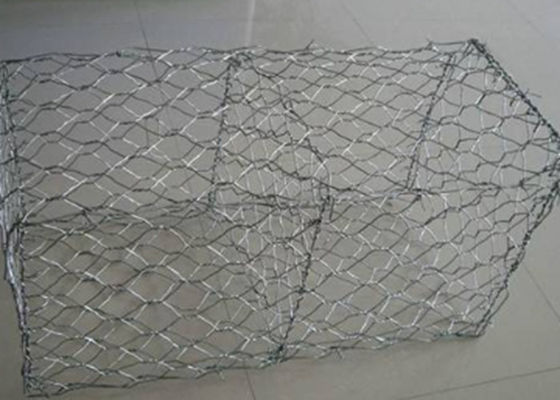 80 × 100 mm Geweven Gabion Baskets 1mx1mx1m Draadkooien voor rotsen