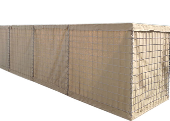 Het Bastionmuur Militaire Gabion 4mm van Gabionhesco 5mm Draaddiameter