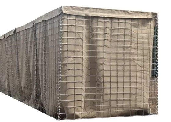 Het Bastionmuur Militaire Gabion 4mm van Gabionhesco 5mm Draaddiameter