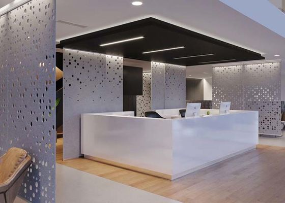Het geperforeerde Creatieve en Moderne Binnenlandse Ontwerp die van de Metaal Interne Muur Uw Binnenlands Decor verbeteren