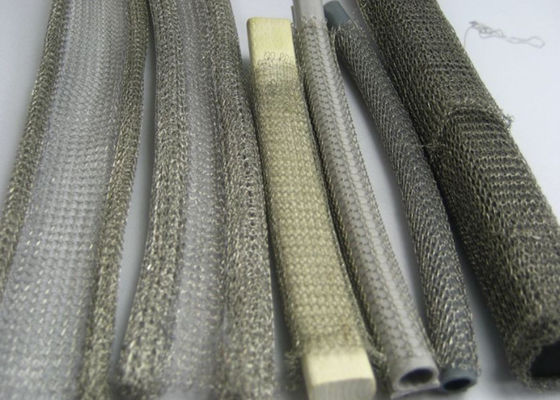 Schuim of Elastomeerkern Gebreide Draad Mesh Gasket For Magnetron Seals
