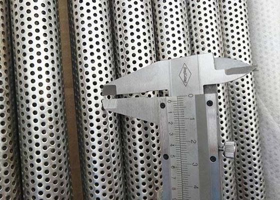 Roestvrijstalen geperforeerde metalen buis 6-20mm OD voor filtratie