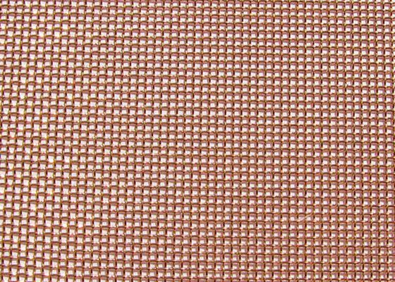 BWG30-BWG34 van het het Schermmetaal van het koperinsect de Veiligheid Mesh Twill Weave