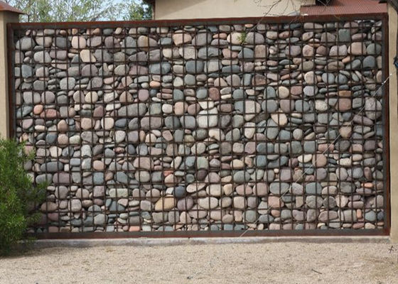 1m5m van de het Lawaaibarrière van Breedtegabion de Mandenpvc Met een laag bedekte Draad van Gabion