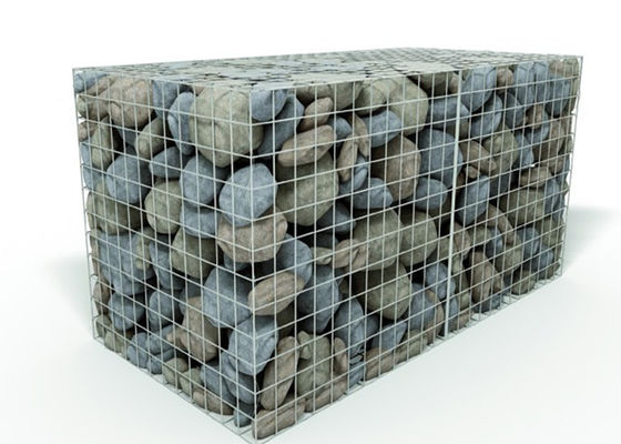 Groene Hexagonale Gabion-Doos 2m6m pvc Met een laag bedekt Gabion-Draadnetwerk