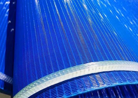0.5mm tot 1.2mm de Riem van Polyestermesh conveyor belt spiral mesh voor het Ontwateren