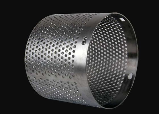 Eenvoudig schoon Wire Mesh Filter Cylinder Hoogtemperatuurweerstand In Petroleum Chemical