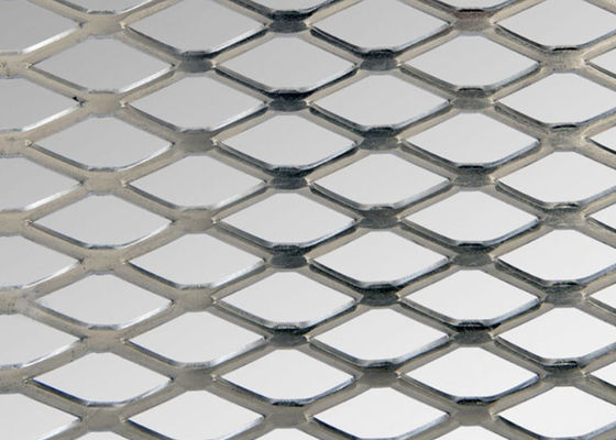 Diamantvormige opening van roestvrij staal uitgebreid metaal voor architectonische barrières