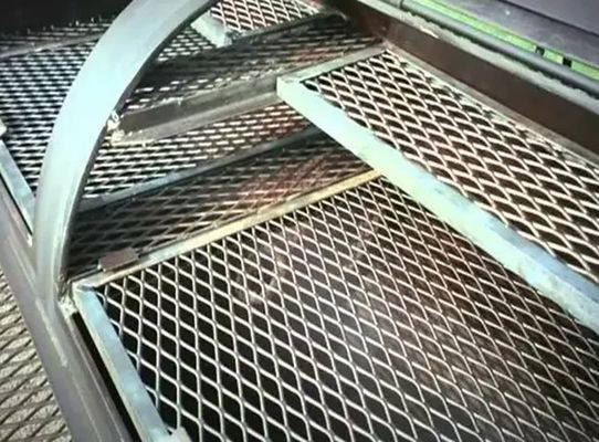Diamantvormige opening van roestvrij staal uitgebreid metaal voor architectonische barrières