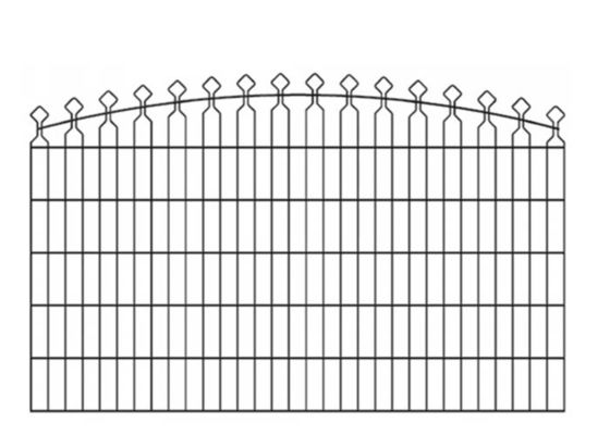 Prestige Mesh 868 Dubbeldraad hek 50 × 200mm Voor decoratieve