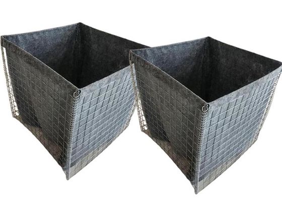 Beschermingsbastion 50 × 50 mm Gabion Barrier voor militaire verdediging en overstromingsbescherming