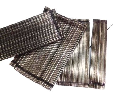 0.5 mm Gekleurde stalen vezels in bouwproject