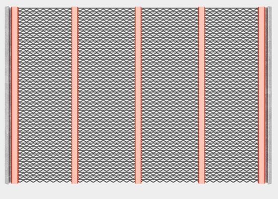 Driehoekige zelfreinigende mijnbouw scherm mesh 1,2-5mm draad diameter