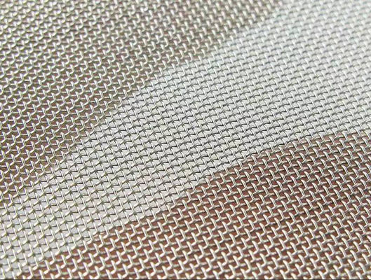 Plain Screen roestvrij staal 316L Woven Wire Mesh Duurzaamheid voldoet aan chemische weerstand