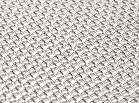 Plain Screen roestvrij staal 316L Woven Wire Mesh Duurzaamheid voldoet aan chemische weerstand