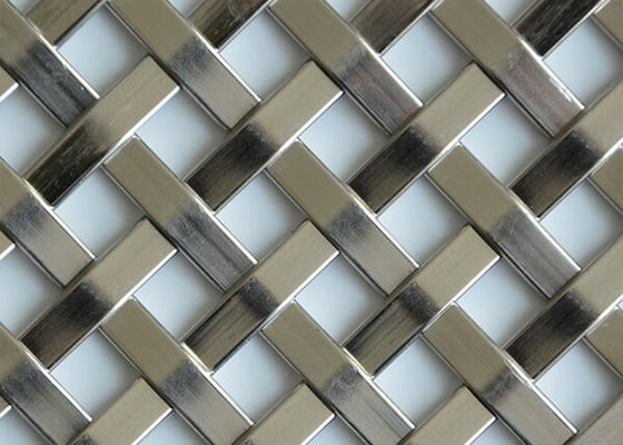 Bronzen metalen decoratiemateriaal architectonisch geweven draadnet