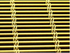 Metalen draperies van weefdraad, flexibel, geschikt voor binnen- en buitenversiering