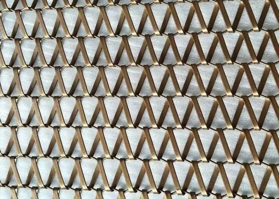 SS304 36.5mm Spiraal Pitch Sprial Weave Metal Conveyor Belt Mesh