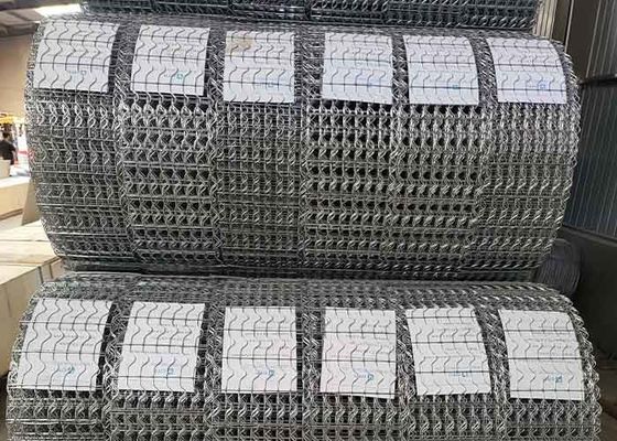 Gecrimped gegalvaniseerd betonnen gewicht coating Mesh 25,4 mm X 67 mm Mesh X 190,5 mm strips