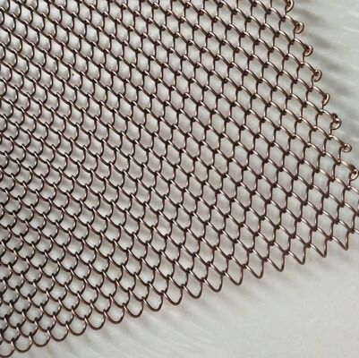 1.0mm Draad Aluminium Draad Mesh Stof Decoratieve Ketting Link Draad Mesh Gordijn