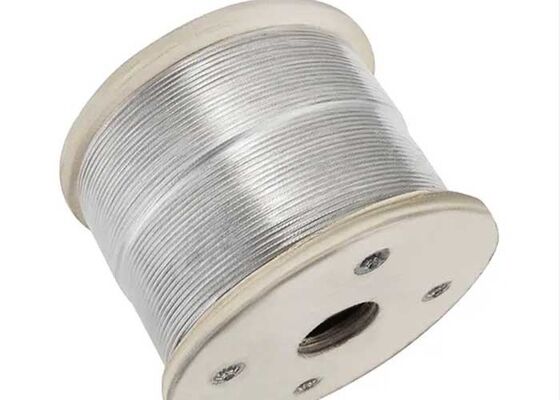Naylon-gecoat 304 roestvrij staal draad touw (7x7 constructie)