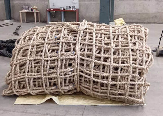 20m*20m Long Helicopter Landing Sisal Rope Helideck Safety Netting CAP 437 Standards