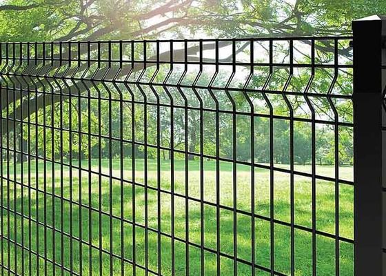 50×100mm 3D Veiligheidsomheining Metal Wire Fence 5mm met Vierkante Post
