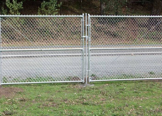 Van de de Verbindings Dubbel die Schommeling van de F654f900 Ketting de Poortzink met Ronde Post met een laag wordt bedekt