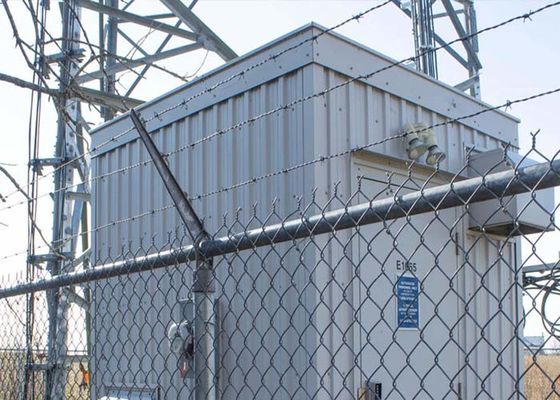 Elektrische beveiliging 1.8 M ketenheining hek vinyl coating