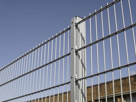 2500 mm Panel Double Wire Mesh hek 50 × 200 mm Groen gegalvaniseerd gecoat