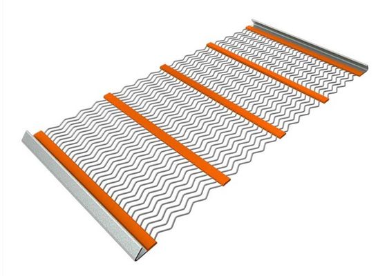 Krimpdraad mijnbouw zelfreinigend scherm mesh met haak