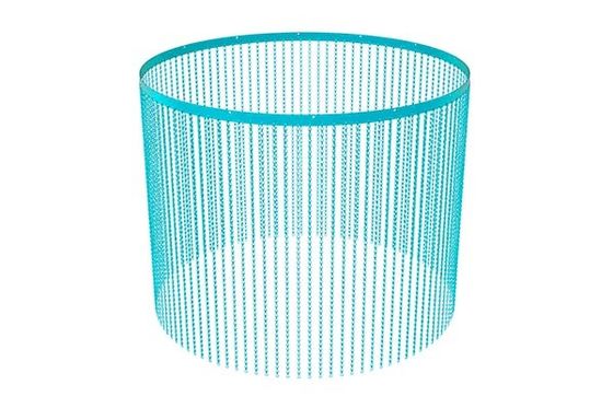 Fijn uiterlijk en brandwerend vermogen met een hoog smeltpunt Aluminium decoratief gaas met geanodiseerde behandeling