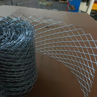 Gegalvaniseerde stalen stenen versterkingsnet 0,3 mm Dikte 15x25 mm Diamantgat