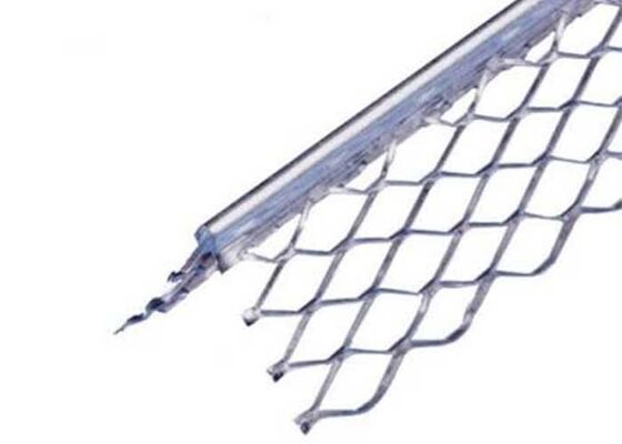 Gegalvaniseerde uitgebreide metalen hoekkraal 25x25mm Hoekversterking 2,5m Lengte Drywall Plastering Edge Protection