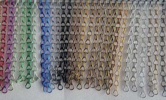 Aanpasbaar Haakketting Patroon Messing Haakketting Gordijn met Premium Messing Constructie en Luxe Oppervlakteafwerkingen
